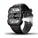 Montre connectée avec lampe torche LED et Bluetooth pour le suivi d'activité physique