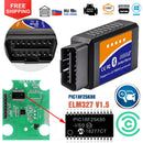 Outil de diagnostic OBD2 – Scanner USB ELM327 V1.5 pour Ford